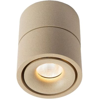 KS Verlichting - plafondlamp - Ole- spot - LED - dimbare lamp - 1800K - 3000K - vierkant - opbouwspot - aluminium - champagne