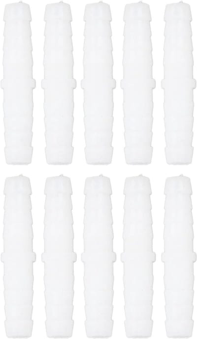 Plastic Slangverbinder 10 Stuks Recht Barbed Splicer Mender Aansluiting Adapter voor 9-9mm Slangen