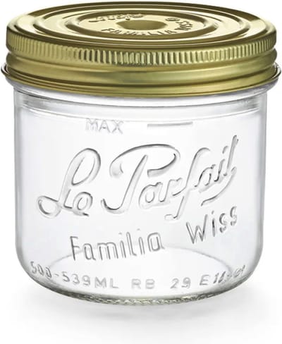 Le Parfait Weckpot Ø 100 mm 500 ml - 1 stuks - inmaakpot