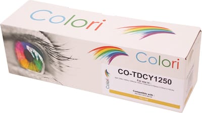 Colori huismerk toner geschikt voor Dell 593-11019 geel voor Dell 1250c 1350cn 1350cnw Dell 1355cn 1355cnw C1760nw C1765nf C1765nfw
