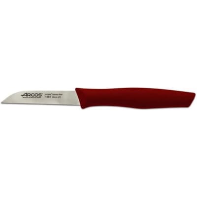Mondador mes Arcos Nova 188422 roestvrij staal Nitrum en handvat Polypropyleen, rood lemmet van 8 cm met lemmetbeschermer en