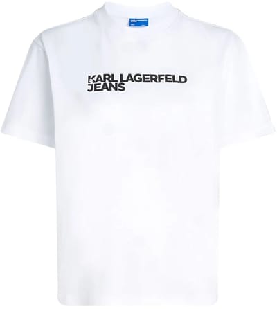Karl Lagerfeld Jeans A1w17005 T-shirt Met Korte Mouwen Wit S Vrouw