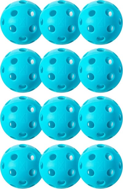 Pickleball Indoor Ballen - Officiële Afmetingen & Gewicht - Set van 3, 12 of 100 Stuks