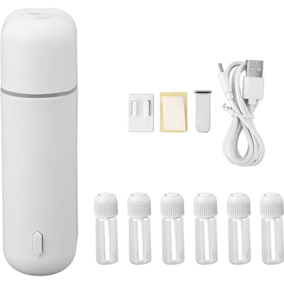 Aromatherapie Essentiële Olie Diffuser 5ml Draagbare Luchtverfrisser Geur Luchtmachine met 6 Flessen voor