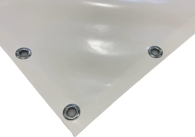PVC Zeil - Waterdicht Doek - Buiten Beschermen - Versterkte Rand - 3x3 Meter - Wit