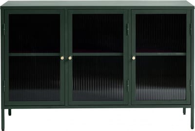 Nordic Home - Olan glazen dressoir - 130 cm - groen