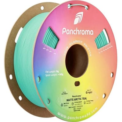 Polymaker CA04006 Panchroma™ Matte Filament PLA kunststof Mat, Gering kunststofgehalte 1.75 mm 1000 g Arctic Teal, Blauw-groen 1 stuk(s)