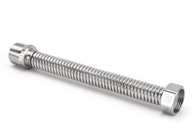 Dailygoods- Flexibele Buis 3/4" Inch - Roestvrij Staal - Verbinding - Slang - Duurzaam - Eenvoudig te Monteren