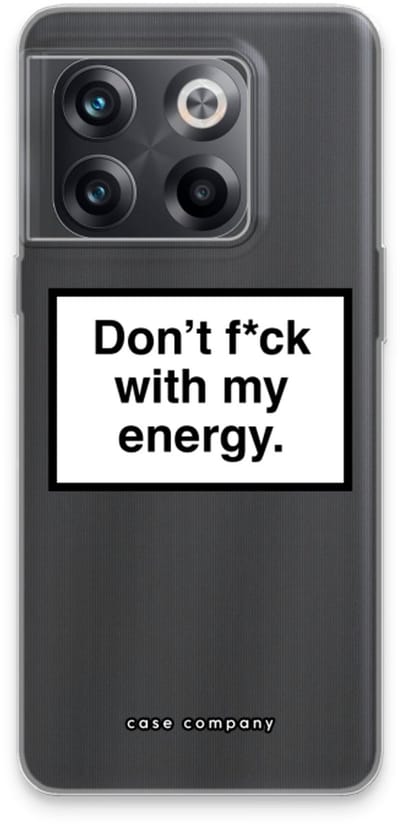 Case Company® - Hoesje geschikt voor OnePlus 10T hoesje - My energy - Soft Cover Telefoonhoesje - Bescherming aan alle Kanten en Schermrand