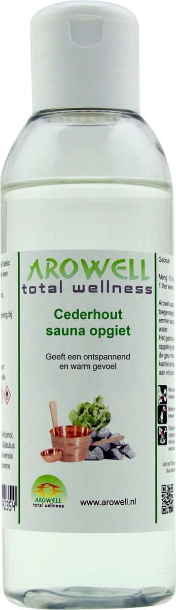Arowell - Cederhout sauna opgiet saunageur opgietconcentraat - 150 ml