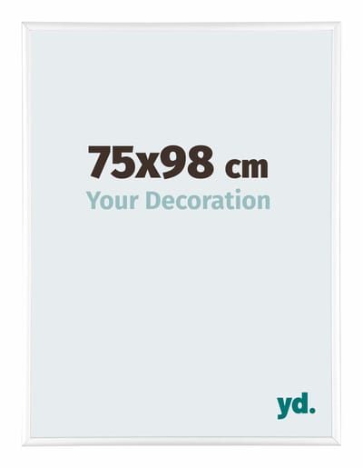 Your Decoration - Puzzellijst 75x98 cm - Wit Hoogglans - Puzzellijst 1500-2000 stukjes - Aluminium Fotolijst - Kent
