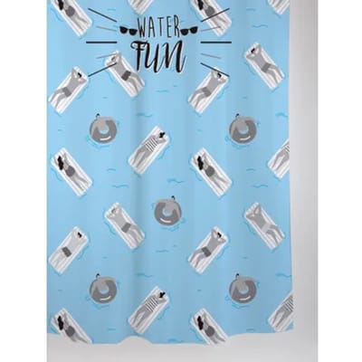 Allibert Douchegordijn Swim Polyester 180x200cm
