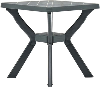 Vierkante Bistrotafel Buiten Tuintafel 70x70 cm Kunststof Groen