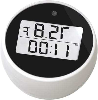 Drijvende Water Thermometer - IJsbad Thermometer - Zwemplezier - Automatische Timer - 8 x 8 x 4 cm - Zoals afgebeeld