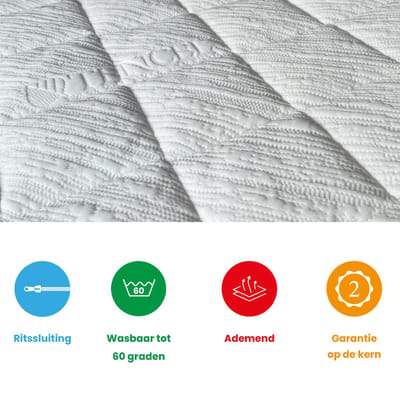 Babymatras 50x100 Koudschuim HR65 Tencel - Koudschuimmatras - Duurzaam - Matrassenmaker