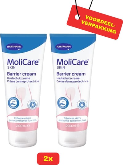 2X Molicare® Skin Barrier Cream - 2 x 200ml - Voordeelverpakking!