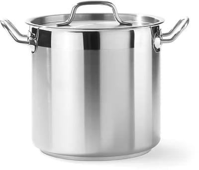 Hendi Kookpan 6L met Deksel - 20cm Diameter - RVS