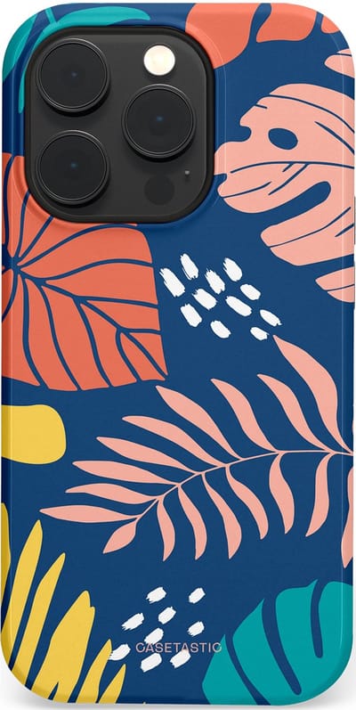 Casetastic Hoesje Geschikt voor Apple iPhone 14 Pro Magsafe - Stijlvolle Beschermende Duo-layer Case - Zwoele avond