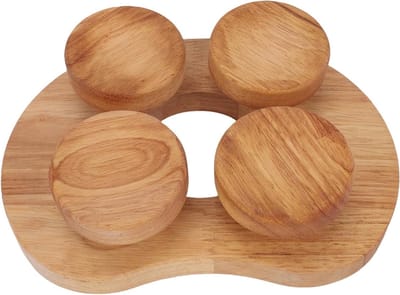 Ergonomisch Houten Sauna Kussen met Universale Wielen, Ademend Eikenhout en Concave Ontwerp voor Comfort en Ondersteuning