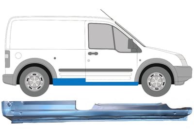 Volledige dorpel voor Ford Transit Connect 2003-2013 / Rechts