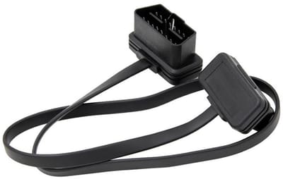 Allecto - 16 Pin OBD2 Extension Kabel - Diagnostische Adapter - 60cm - Flexibel en Duurzaam - Geschikt voor Auto - Mannelijke naar Vrouwelijke Verb...