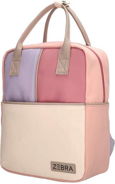 Zebra Trends Sterre Rugzak - Schooltas - Rugtas - Kinderen - Meisjes - Handvat - Oudroze