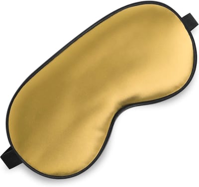 Zijden Slaapmasker voor Comfortabele Nachtrust - Verstelbare Oogbedekking voor Diepe Slaap