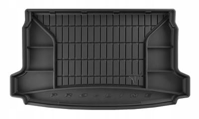 Premium Kofferbakmat met Organizer Functie - Geschikt voor Jeep Avenger BEV vanaf 2023 - Voor versies met hoge laadvloer - TPE Rubber - Zwart - FROGUM