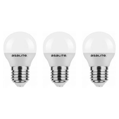 Asalite LED Lamp G45 E27 Fitting - 6W = 40W - 510 Lumen - 3000K Warm Wit Licht - Niet Dimbaar - 220-240V - Energiezuinig - 3 stuks