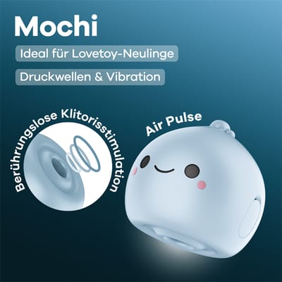 Satisfyer - Mochi - Luchtdruk Vibrator - Frost Blue
