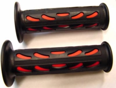 handvat set zwart / rood - druppel