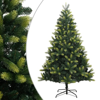 vidaXL - Kunstkerstboom - met - scharnieren - en - standaard - 180 - cm