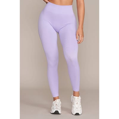Gold's Gym Goldie - Women's Seamless Scrunch Tights Lavender Taglia: L | Leggins Sportivi Outlet | Donna