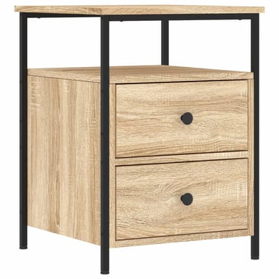 vidaXL - Nachtkastjes - 2 - st - 44x45x60 - cm - sonoma - eikenkleurig
