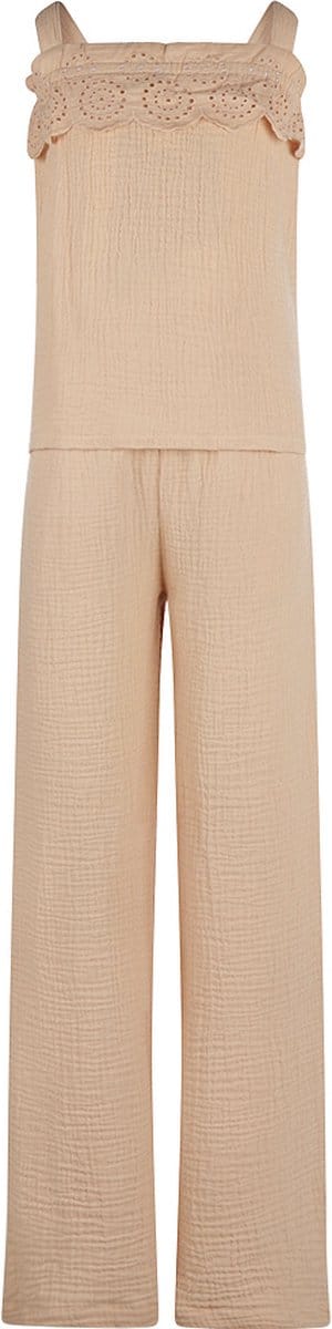 No Way Monday R-girls 1 Meisjes Kledingset - Beige - Maat 164