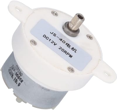 Reductiemotor Kunststof - Motorreductor 12V - Apparaten Aansturen - Compact 40mm Ontwerp - 20 RPM - Niet gespecificeerd