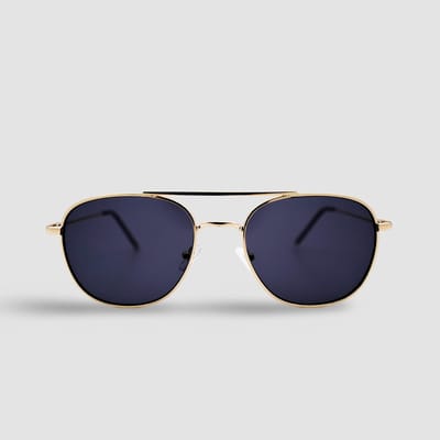 Montuurtjevoorjou - The Boss Gold Black - Zonnebril - Heren zonnebril - Festival Bril - Goud