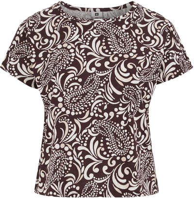 WE Fashion Dames T-shirt met print - Curve