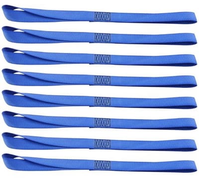 Soft Loop Tie-Down Riemen 8PK - 3600lbs Breeksterkte voor Fietsen en Voertuigen
