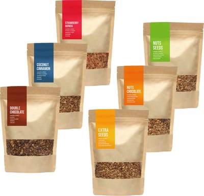 XAVIES' Granola Pakket 6 x 175g GRANOVIE