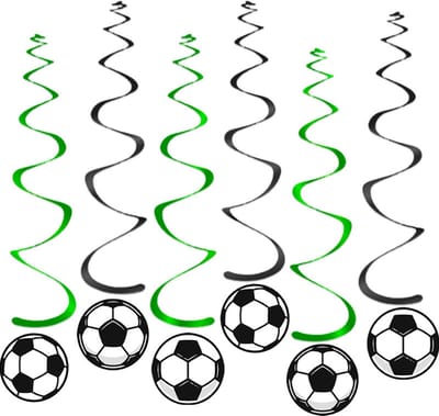 BTH – Slingers – Verjaardag Versiering – Feestversiering - Voetbal Slinger – Decoratie - Feest Artikelen - Groen