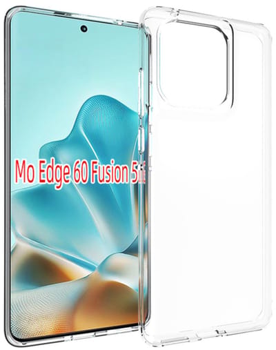 MobyDefend Hoesje - Geschikt voor Motorola Edge 60 / Motorola Edge 60 Fusion - Transparante TPU Backcover - Volledig Doorzichtig