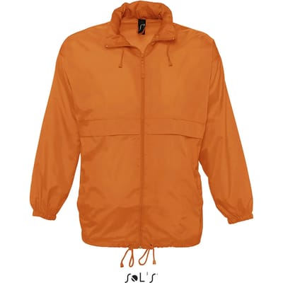 SOL'S Unisex Windbreaker Surf Jacket L889 - orange - S