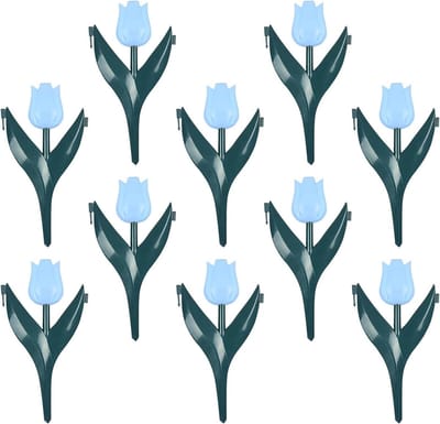 Tuinafrastering 10 Stuks - Bloembakrand Tuin - Tuin Organiseren - Weerbestendig PP Materiaal - 15x29cm per stuk - Blauw