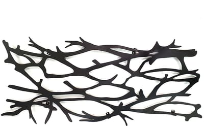 Decorizzly Deco Branch - Wandkapstok - Zwart - Staal - Decoratie