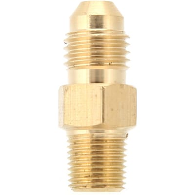 2 STUKS Messing Adapter Olie Gas Fitting Recht Mannetje AN4 naar 1/8 inch Mannetje NPT Connector