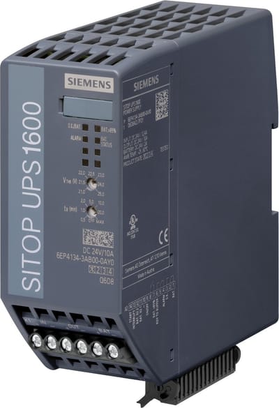 Siemens Sitop ups1600 10 a uninterruptible power supply input: