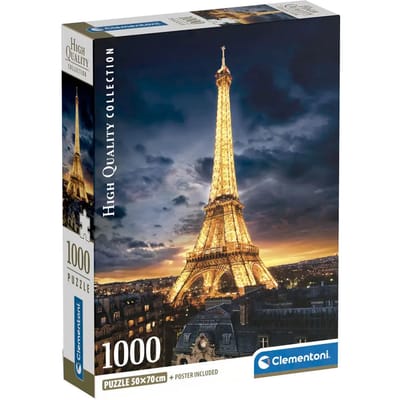 Clementoni - Puzzel - 1000 Stukjes - Eiffeltoren - Puzzel Voor Volwassenen - High Quality Collection