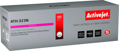 ActiveJet AT-323N toner voor HP-printer; HP 128A CE323A-vervanging; Opperste; 1300 pagina's; magenta.