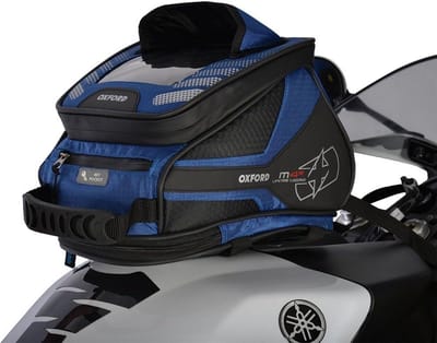 Magnetische Motorfiets Tanktas en Bagagetas voor Achterop - Blauw